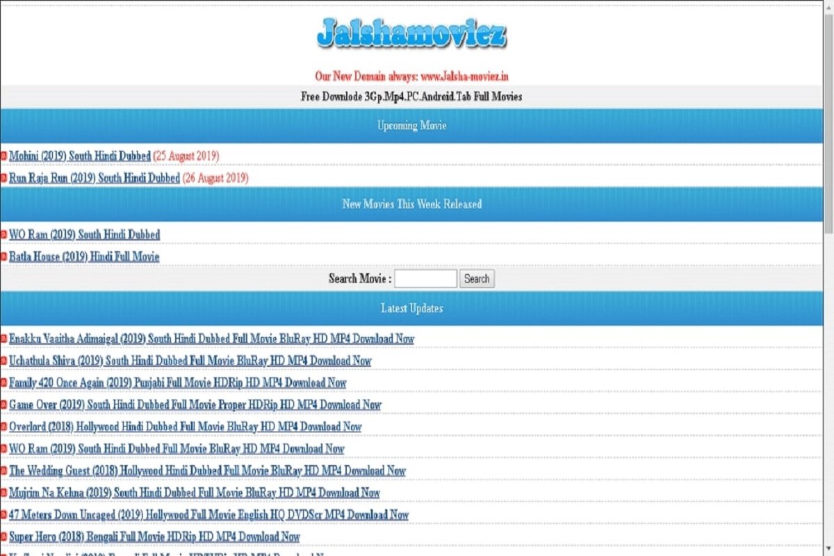 Jalshamovies: Download Latest HD Movies