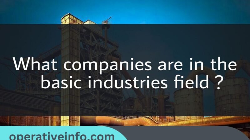 What Companies are in The Basic Industries Field?